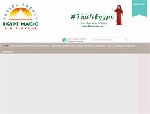 Tablet Screenshot of egypt-magic.com